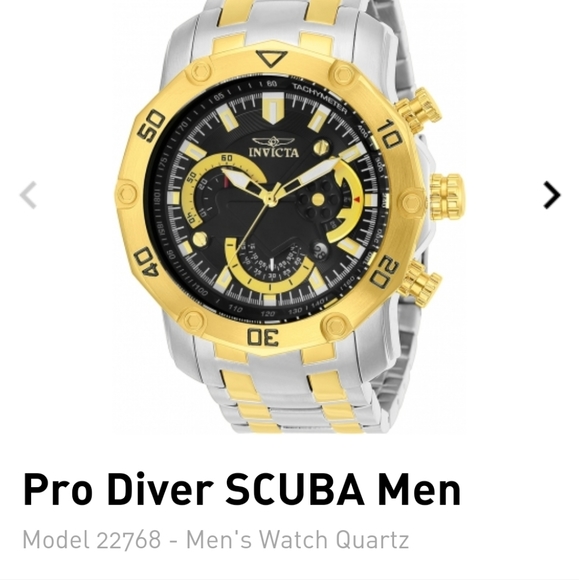 invicta 22768 watch with a yellow 1 slot dive case - Picture 7 of 9